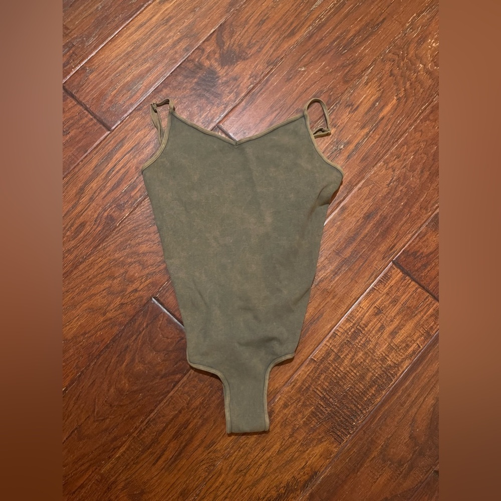 FREE PEOPLE Intimately Bodysuit Green Size XS/S